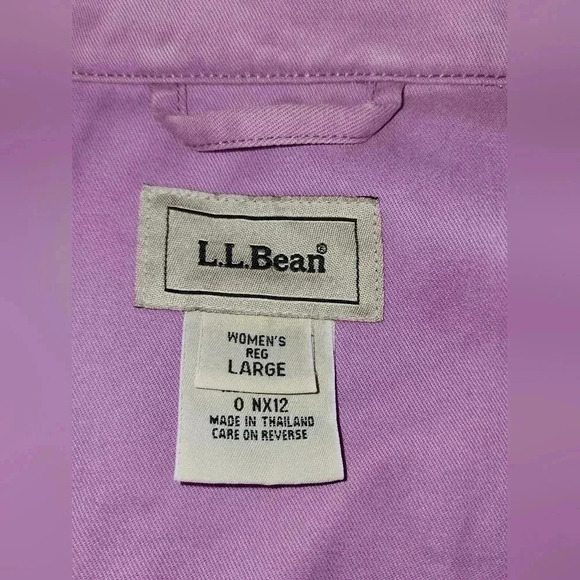 L.L. Bean cotton jacket size large - Picture 7 of 8